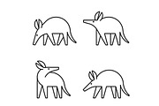 Aardvark Logo, a Graphic by NataliiaVolyk (Thumbnail 3 of 6)