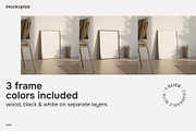 5x7 Leaning Frame Mockup Living, a Household Mockup by mockupize (Thumbnail 2 of 7)