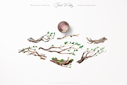Forest Wedding Illustrations, a Decorative Illustration by Aquarellina (Thumbnail 7 of 32)