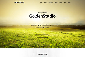 Golden Studio - WordPress Theme