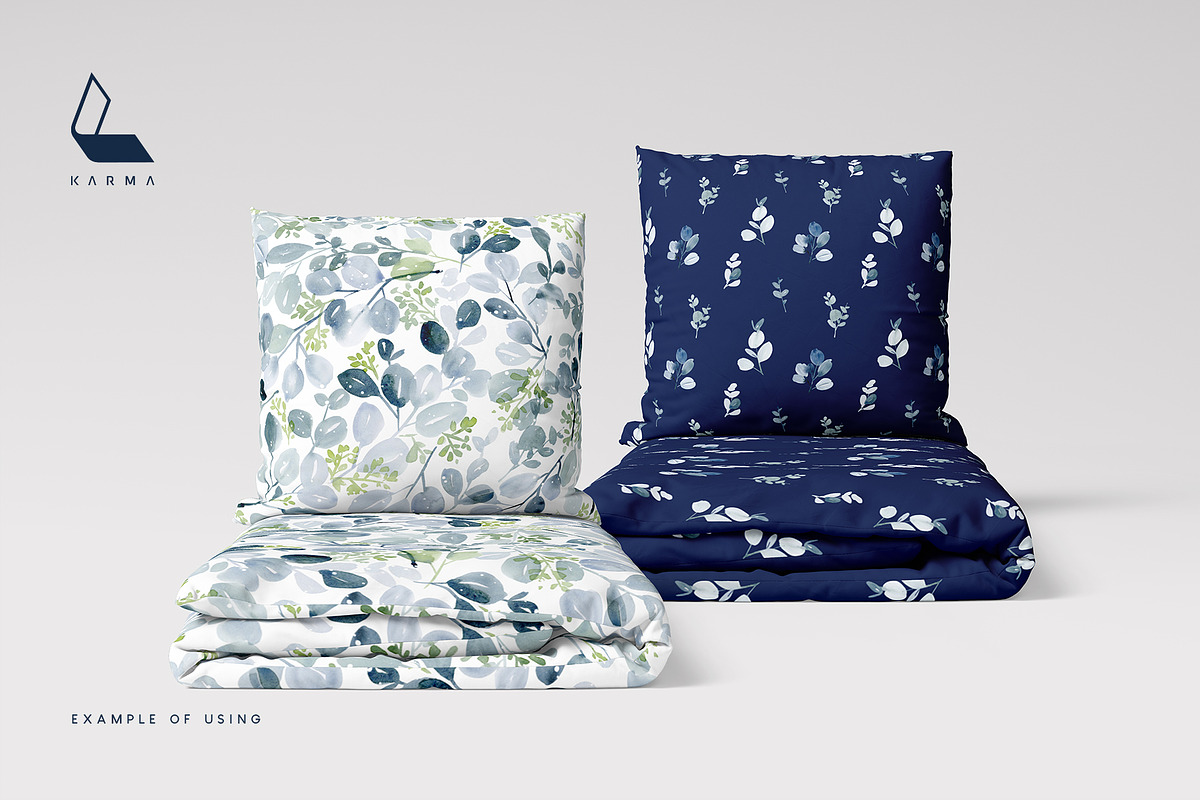 Frosted Flow Watercolor Set, a Pattern Graphic by Karma (Photo 8 of 12)