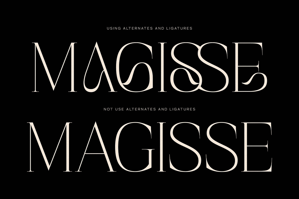 Magisse Display Serif Font, a Serif Font by Storytype Studio (Photo 2 of 15)
