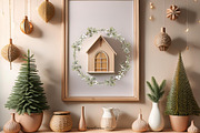 Watercolor Christmas Wreath Clipart, a Seasonal Illustration by MariaScaroniAtelier (Thumbnail 4 of 5)