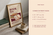 Book & Library Template Kit, a Poster Template by Bloom Art (Thumbnail 3 of 10)