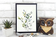 Eucalyptus Wall Decor, a Decorative Illustration by DesignDevisers (Thumbnail 2 of 6)