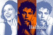 Vintage Halftone Grain Effect, an Action Add-On by liptouse (Thumbnail 1 of 8)