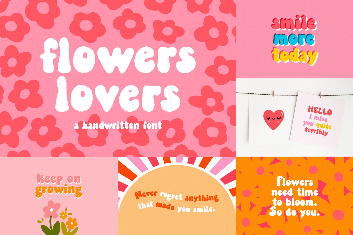 Cute Font BUNDLE | Part 2, a Handwritten Font by JuliaVolkova (Photo 9 of 13)
