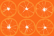 Retro Orange Slices Bundle, a Wallpaper Graphic by Mintpoptrend (Thumbnail 5 of 7)