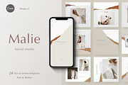 Malie - Social Media Pack, a Social Media Template by Simple có (Thumbnail 1 of 8)