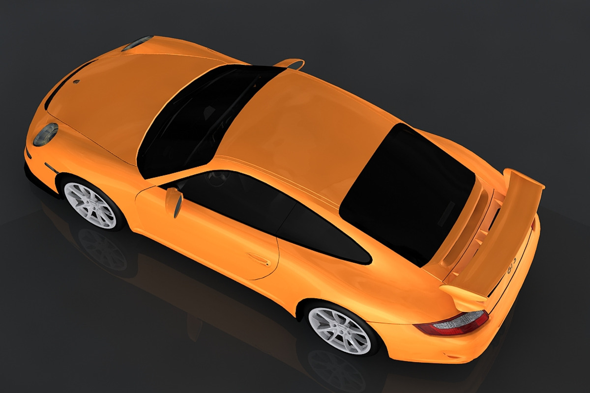 Porsche 911 GT3 997, a Cars & Vehicle 3D Model by valtriiu (Photo 7 of 12)