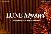 La Mystere - Editorial Serif Font, a Serif Font by SilverStag Type Foundry (Thumbnail 10 of 30)