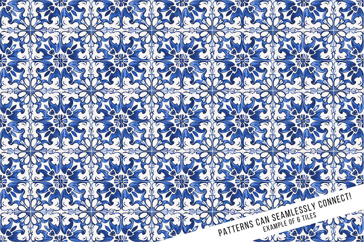 Sicilian Majolica Tile Patterns, a Pattern Graphic by Chromolume Studio (Photo 28 of 28)