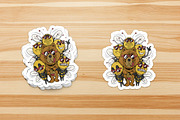 Cool Honey Bear with Funny Bees, a Branding & Logo Template by Judsart (Thumbnail 3 of 3)