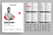 Resume Booklet, a Resume Template by ContestDesign (Thumbnail 1 of 3)