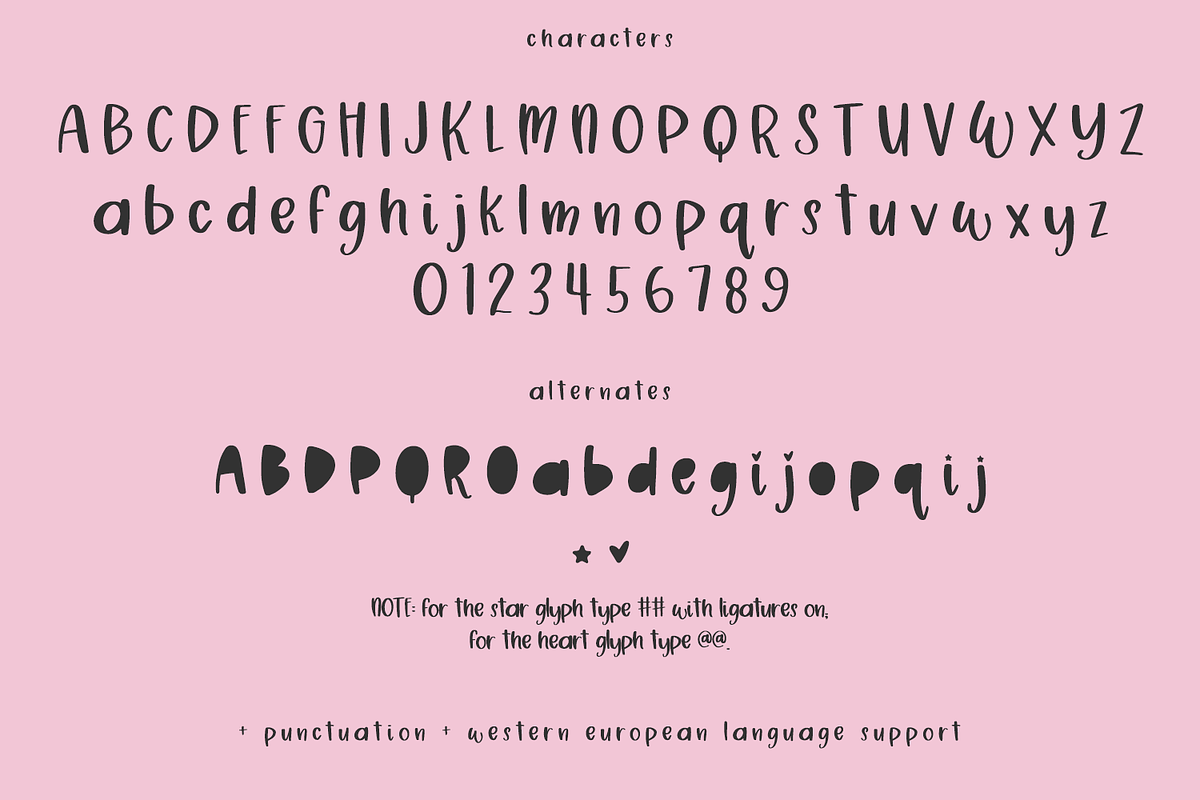 Pinecones Sans Handwriting Font, a Handwritten Font by Beck McCormick (Photo 10 of 10)