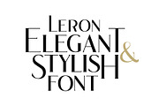 Leron font, a Sans Serif Font by ArtemKovalenco (Thumbnail 1 of 2)