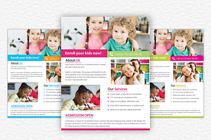 Kids School Flyer Template