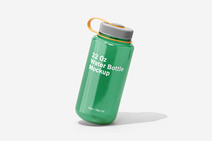 Wide Mouth Water Bottle Mockup Vol.1