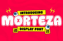 Morteza Bubble Display Font