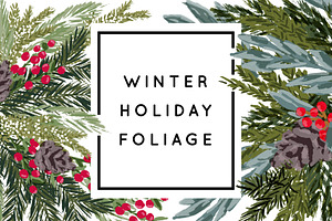 Winter Holiday Foliage