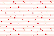 Red Hearts Valentines Day Papers, a Pattern Graphic by ilonitta (Thumbnail 7 of 10)
