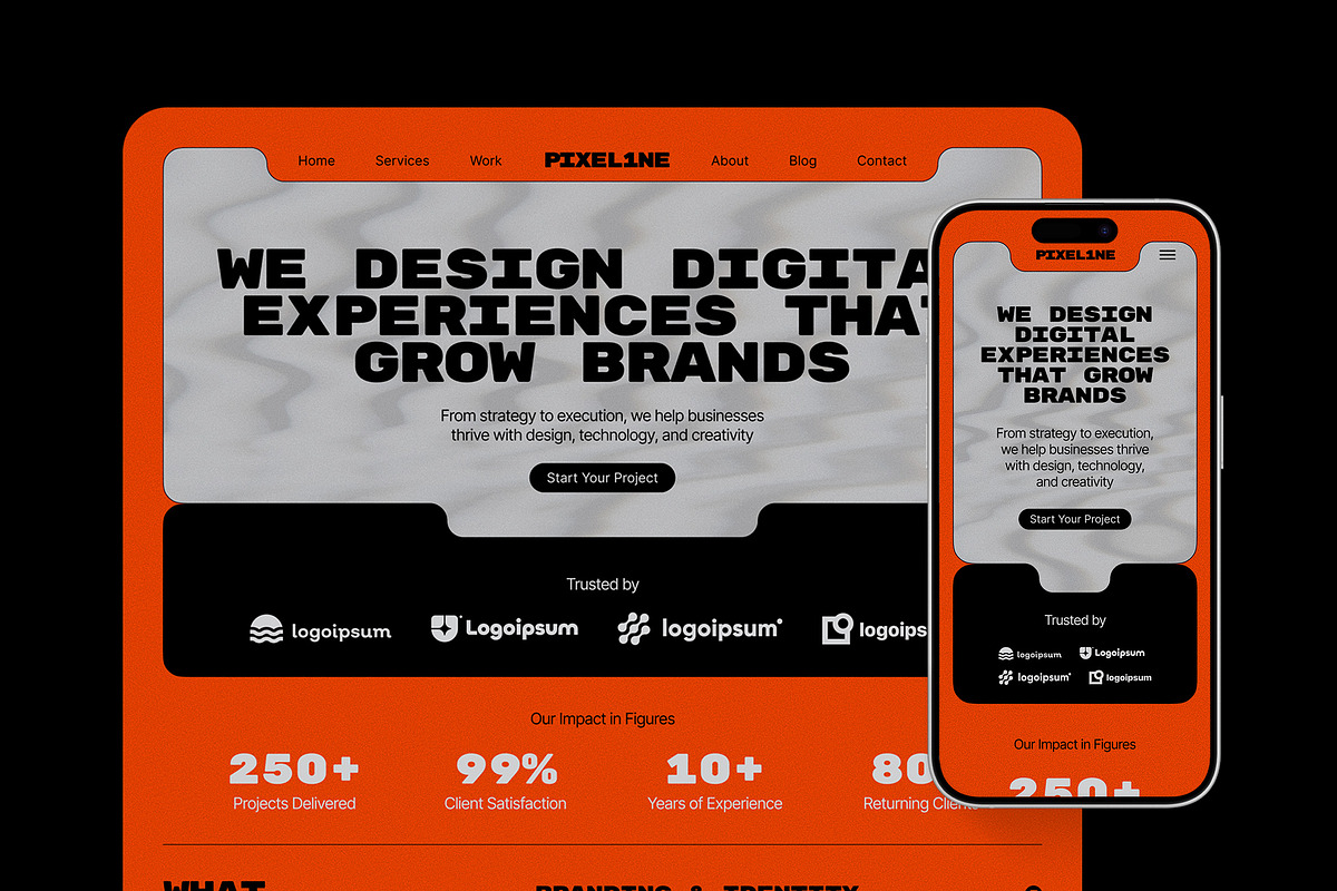 Digital Agency Figma Landing Page preview 3