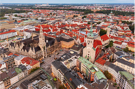 Marienplatz in Munich, an Architecture Photo by Nature and travel
