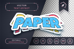 Paper Layer - Editable Text Effect