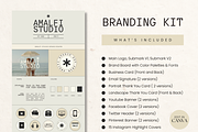 Canva Modern Branding Kit Template, a Branding & Logo Template by Branding Babe Co. (Thumbnail 2 of 9)