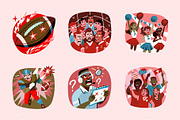 Sports Illustrated NFL Vectors, a Sport Illustration by Creative Stall (Thumbnail 7 of 9)