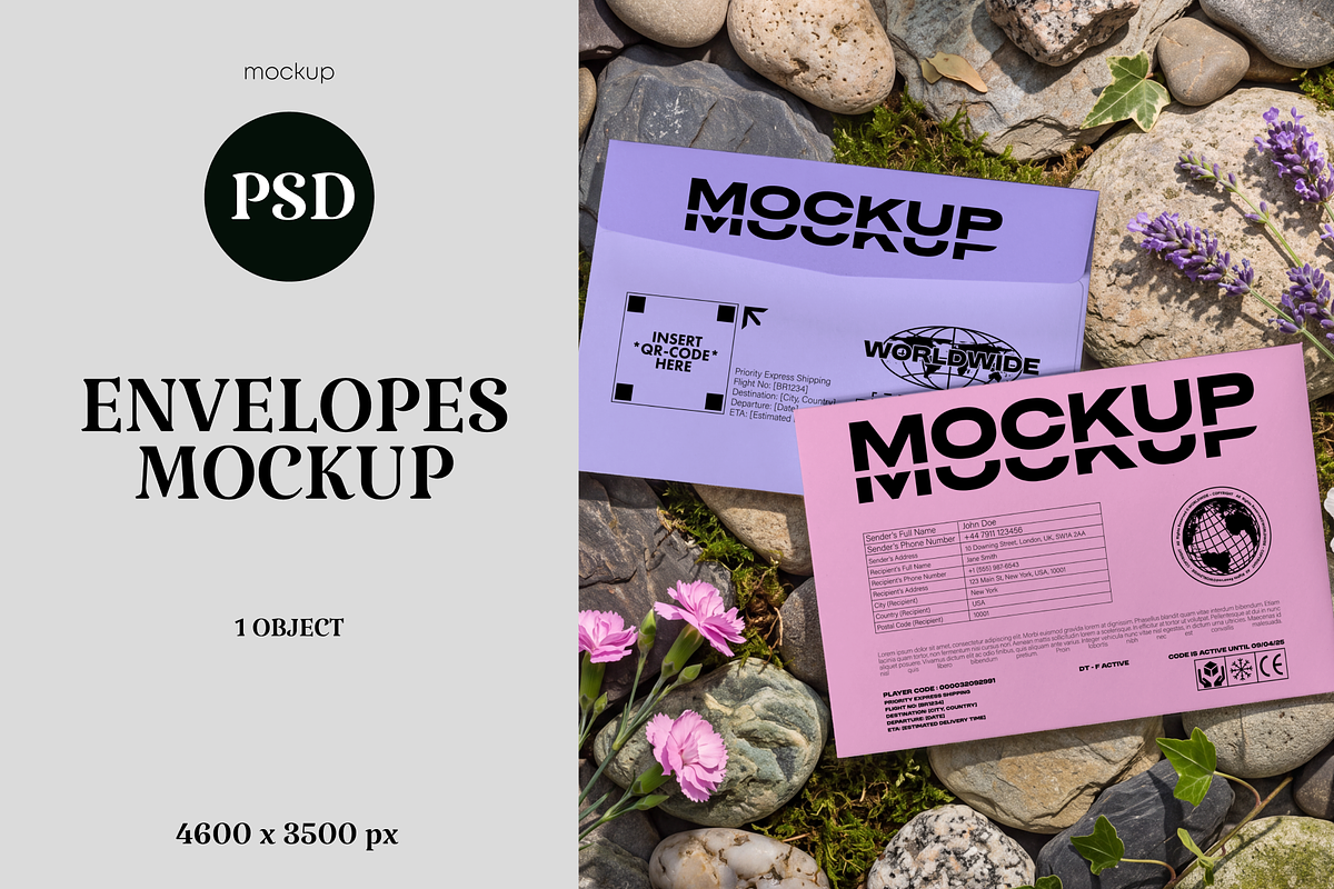 Envelopes Mockup, an Advertising Mockup by PopotLane (Photo 1 of 4)