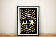 Vintage Party Poster, a Flyer Template by SNK's (Thumbnail 2 of 4)