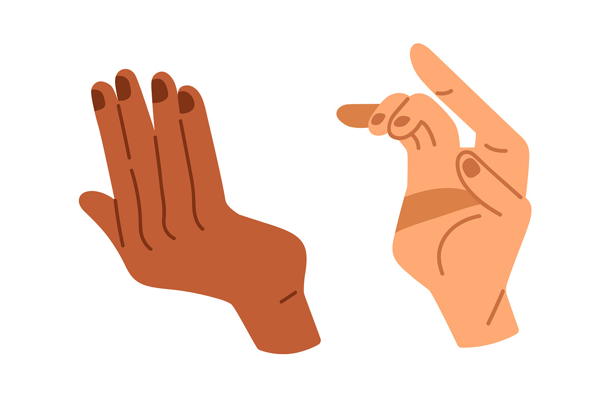 Hands of diverse people set, a Person Illustration by Good Studio (Photo 6 of 15)