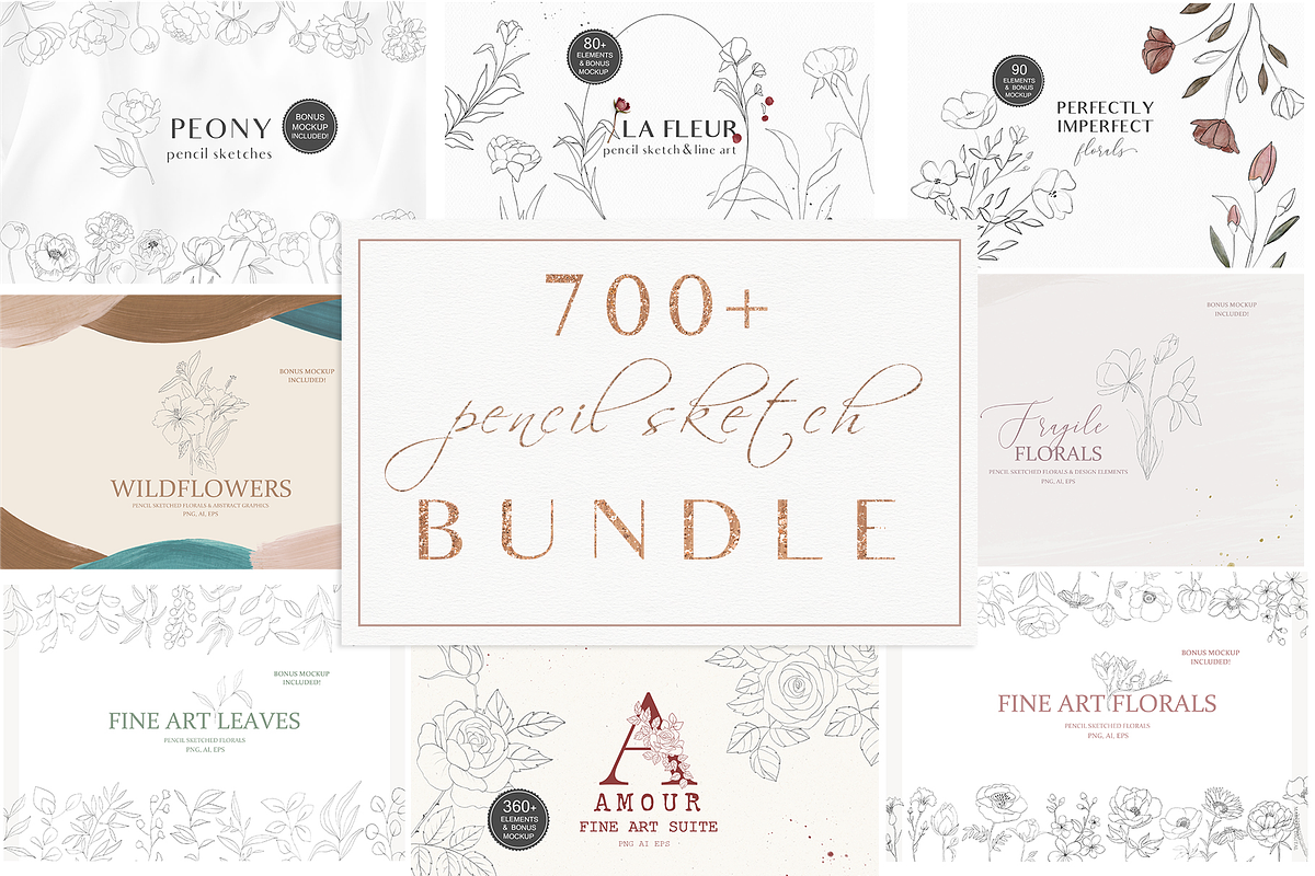 WHOLE SHOP BUNDLE 12500+, an Object Illustration by Kaya Fonts (Photo 6 of 8)