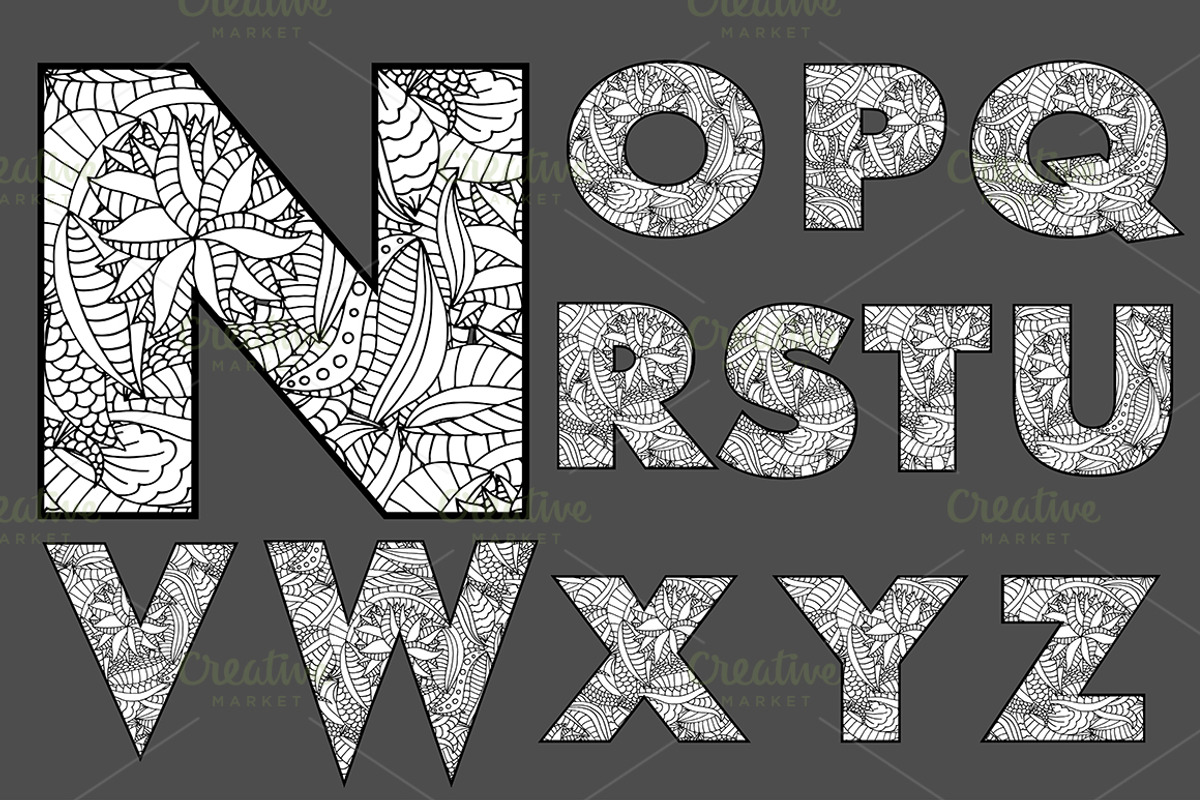 letter, a Symbol Font by IllustrationArtShop