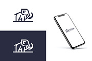 Modern Line Art Elephant Logo Design, a Branding & Logo Template by Artnivora.Std (Thumbnail 3 of 5)