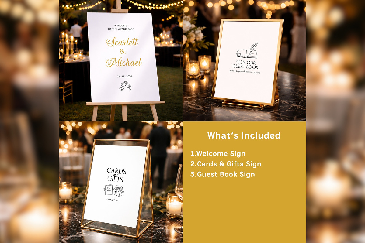 Luxury Welcome Bundle Canva bd004, a Stationery Template by TyphoonStudio (Photo 2 of 4)
