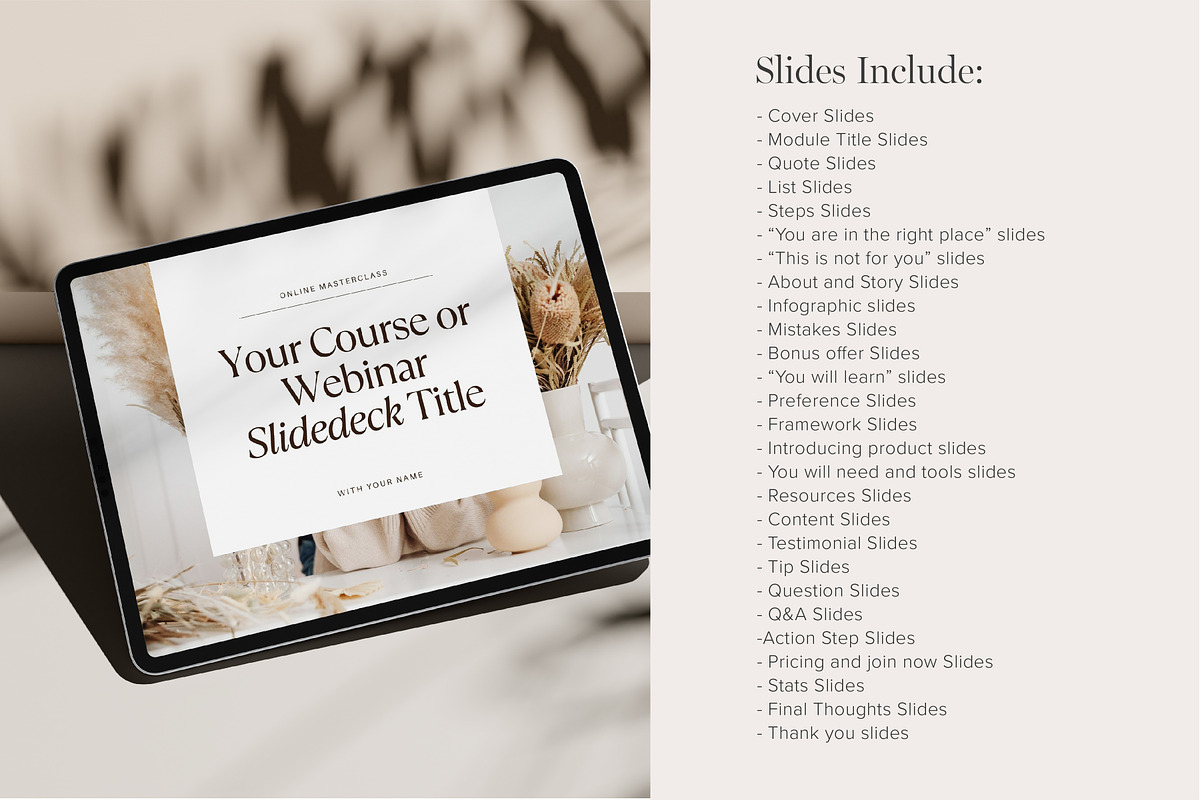 Webinar and Course Slides Template, a Presentation Template by Tabitha Emma (Photo 6 of 8)