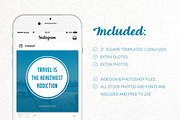 Social Media Quotes - Travel, a Social Media Template by Annemiek van Luinen (Thumbnail 2 of 6)