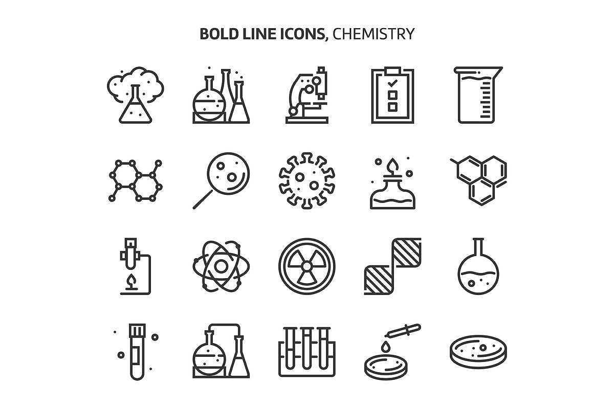 Bold Line Icons, an Outline Icon by Howcolour (Photo 28 of 151)