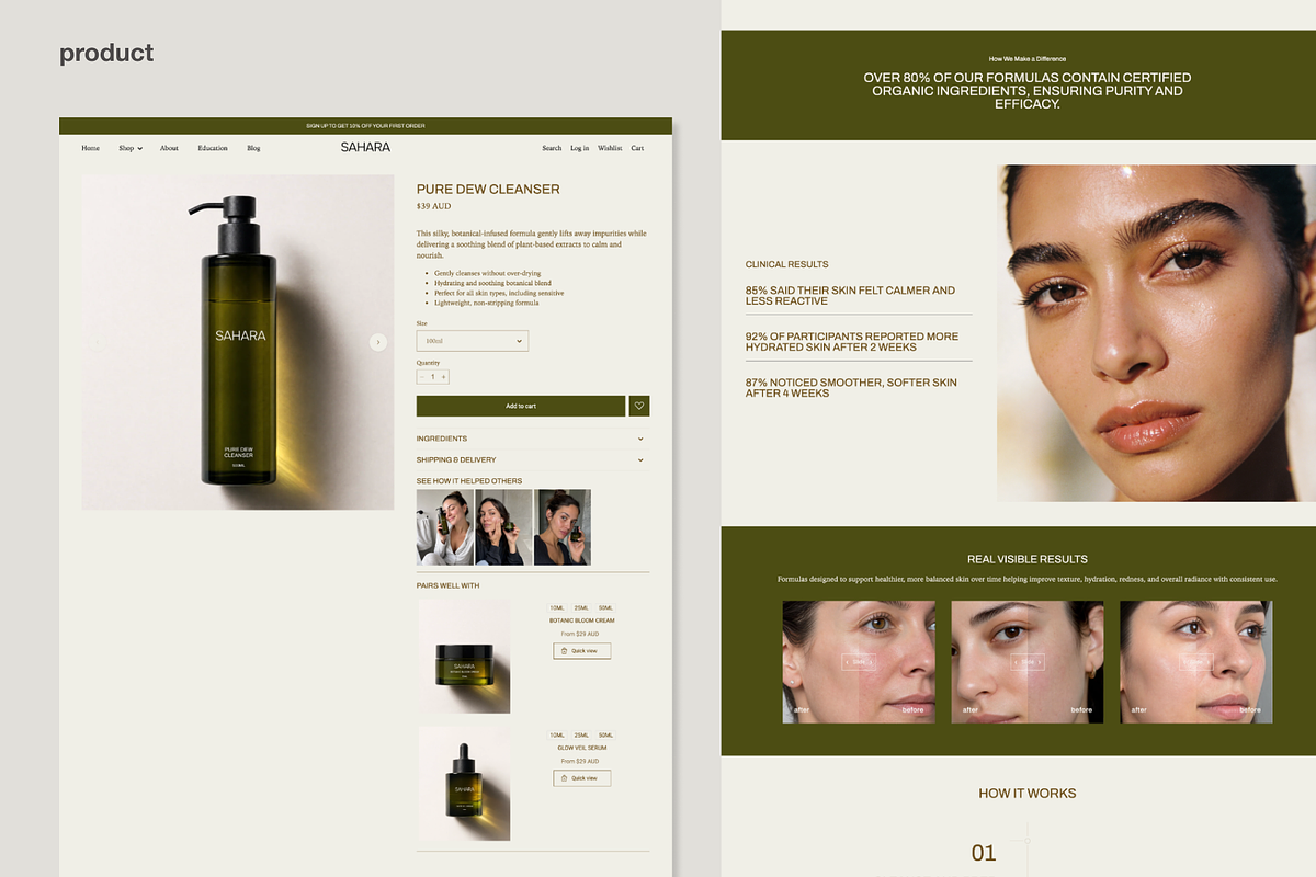 SAHARA 2.0 | Shopify Theme, a Shopify Template by Studio Mayde (Photo 5 of 9)