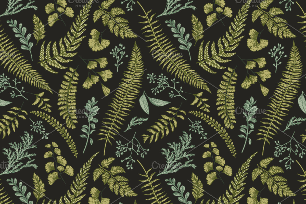 Botanical cards. Set with leaves., a Graphic by Lisla (Photo 4 of 4)