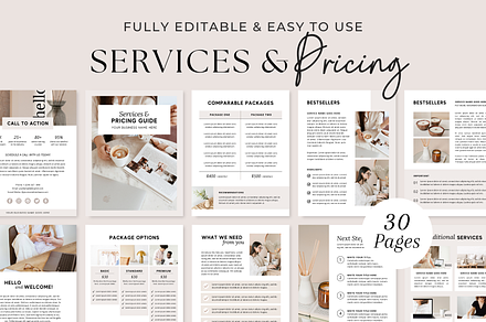 Services and Pricing Guide Template