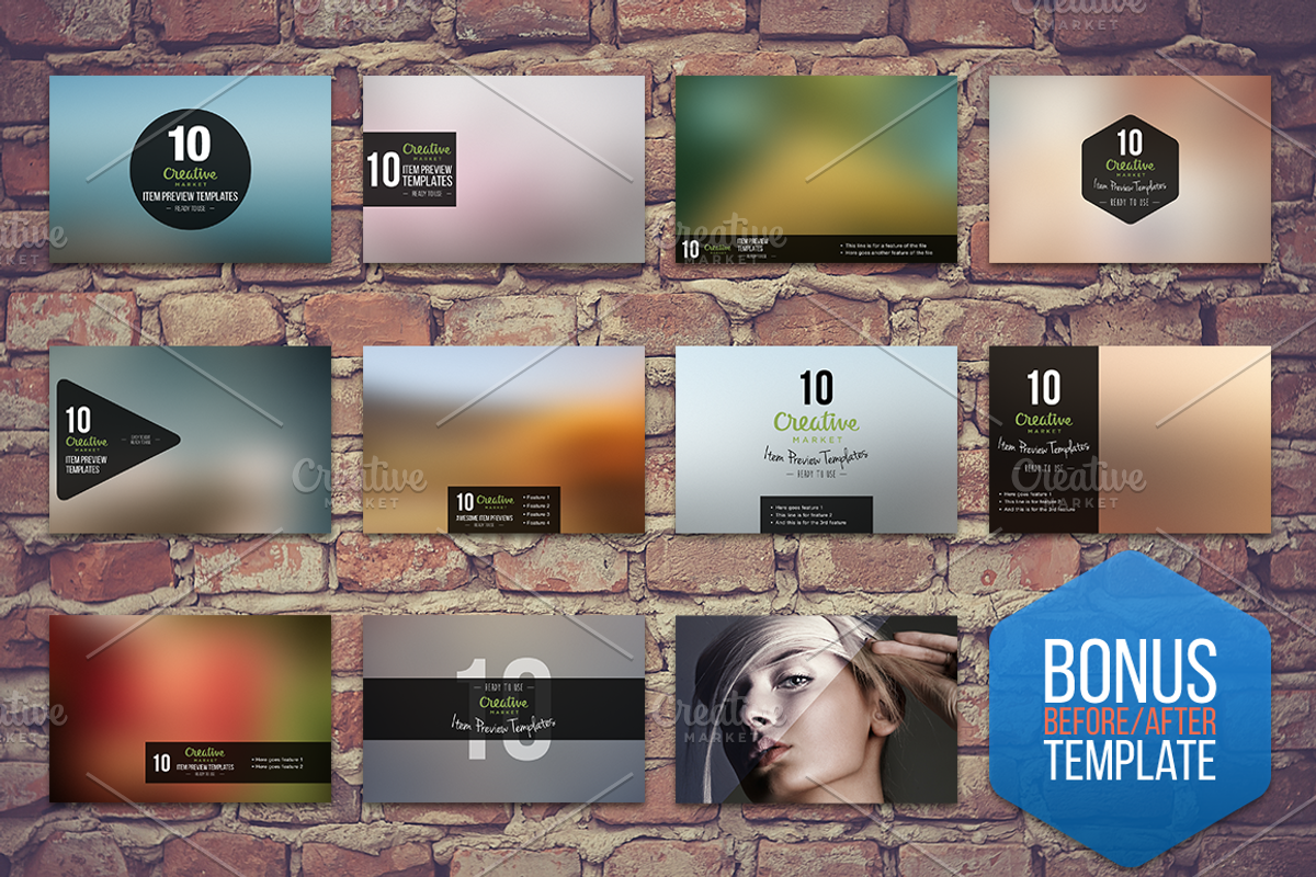 Item Preview Templates, a Templates & Theme by beto