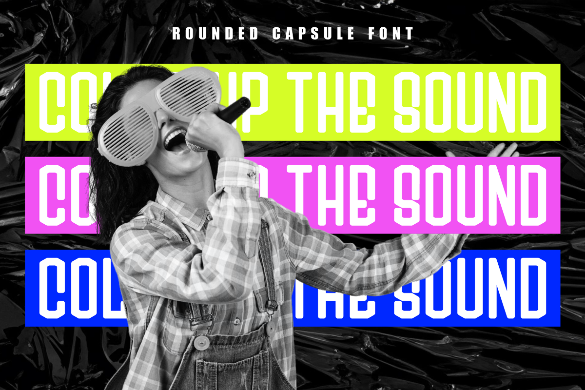Rounded Capsule Condensed Font, a Sans Serif Font by PutraCetol Studio (Photo 3 of 5)