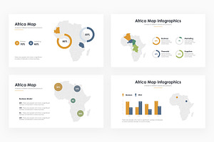 Africa Map Infographics - PowerPoint