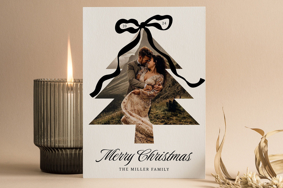 Christmas Card Template CC220, a Card Template by Always Templates (Photo 2 of 3)
