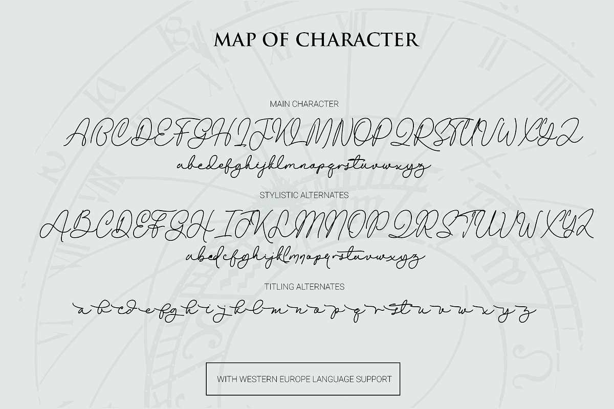 Prague Metronome, a Script Font by Ridha-38.lineart (Photo 12 of 14)
