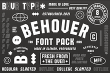 Behover - Logo Font Pack