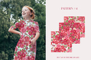 Viva Magenta Floral Watercolor 2023, a Decorative Illustration by Catch the Dream Art (Thumbnail 17 of 24)